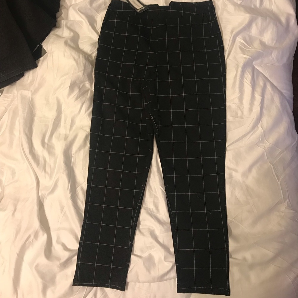 NWT.  Nasty Gal Pinstripe Slacks